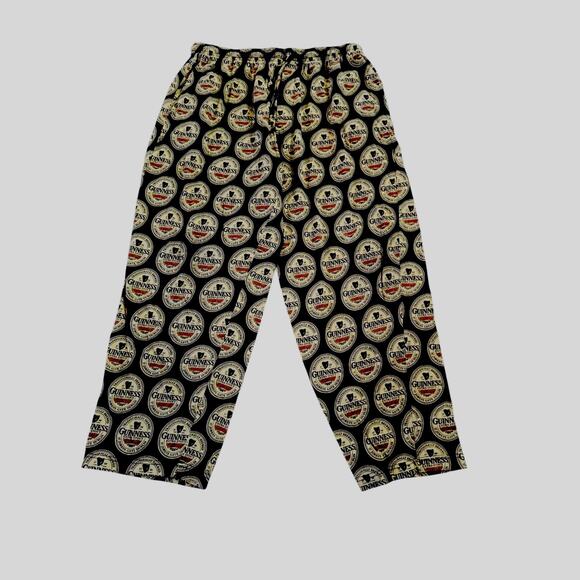 Guinness Beer Men’s Officially Licensed Lounge Pajama Pants Iconic Logo Lg 36-38 - Picture 1 of 10